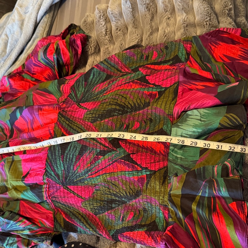 Farm Rio Tropical leaf dress - Picture 4 of 4